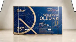 Enzo Tv 75 Inch Qled Smart Tv. Featuring a Stunning Ultra Hd