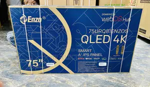 Enzo Tv 75 Inch Qled Smart Tv. Featuring a Stunning Ultra Hd