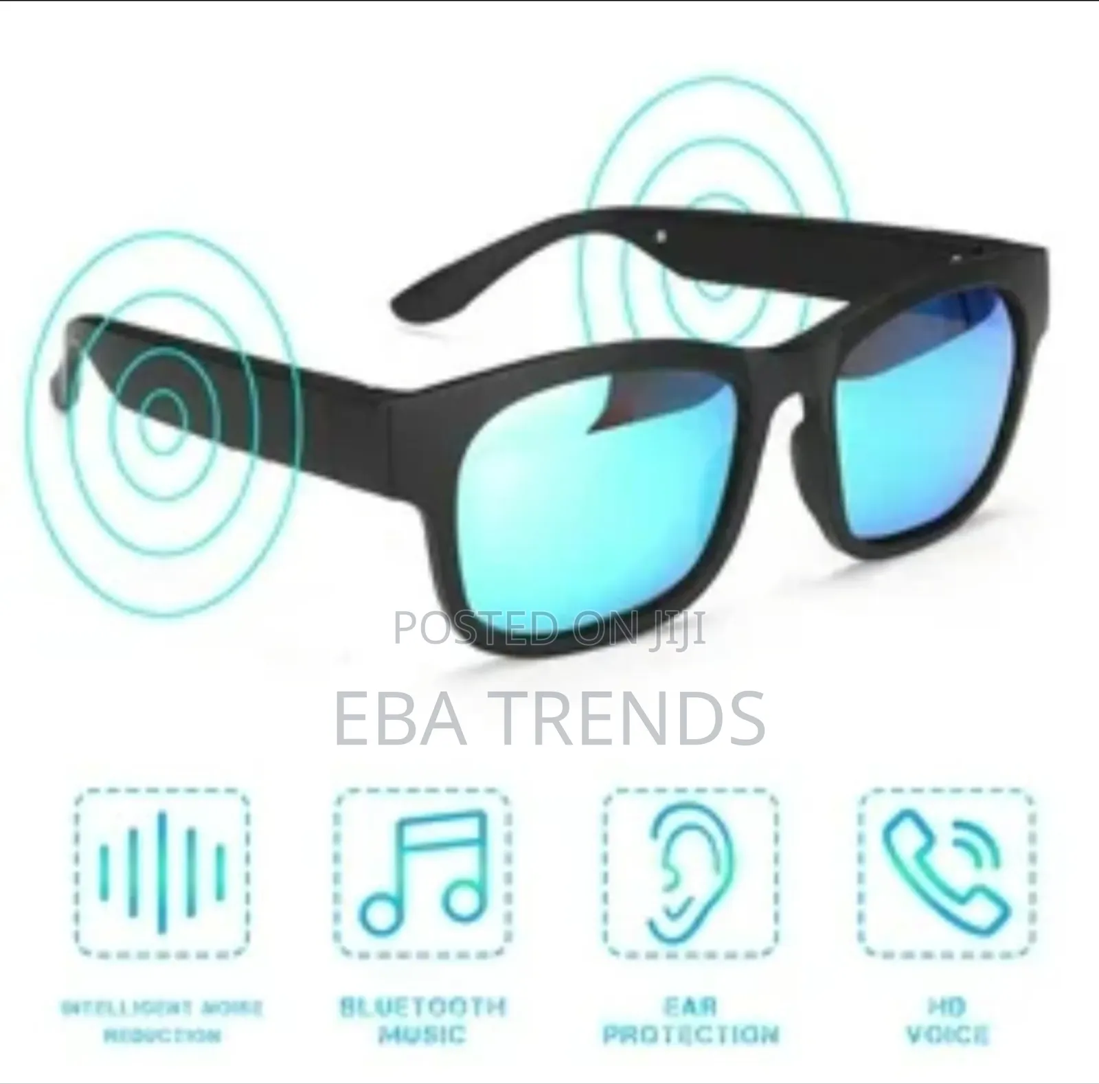 Premium Smart Glasses – Bluetooth Music, Calls Uv Lenses
