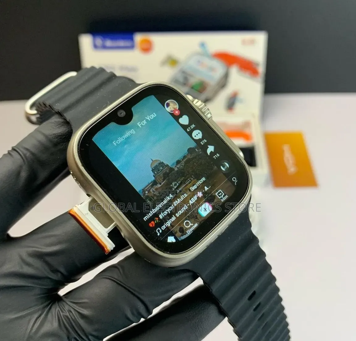 5g Sim Card Dual Camera 64/6gb Full Andriod Smart Watch