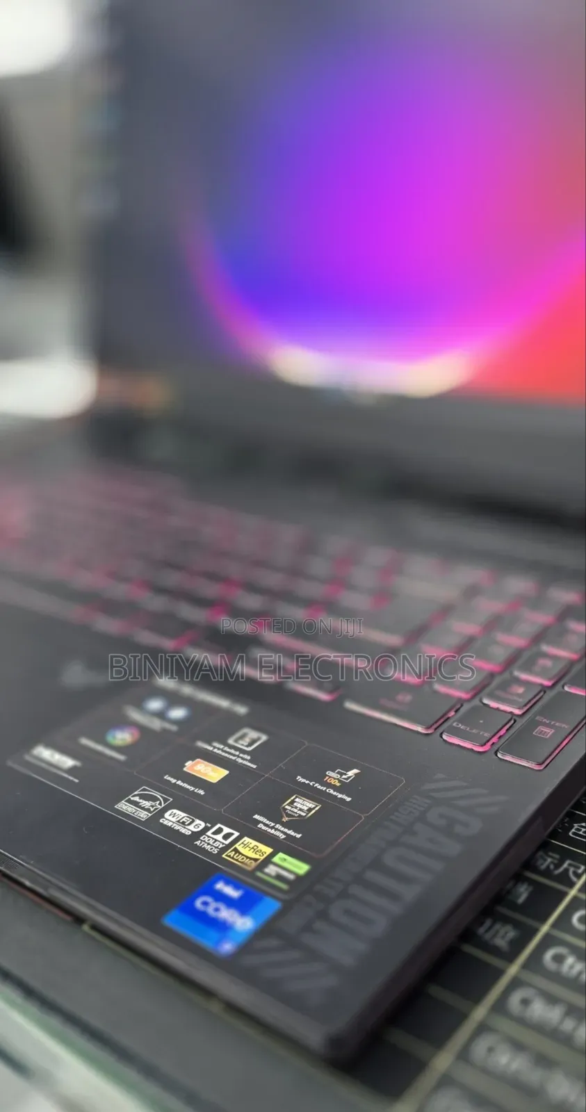 New Laptop Asus TUF Gaming A15 16GB Intel Core i7 SSD 1T