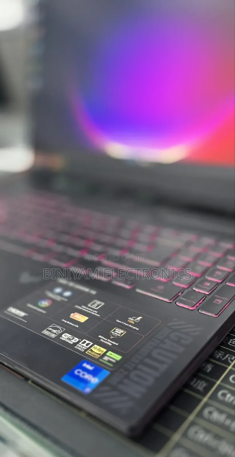 New Laptop Asus TUF Gaming A15 16GB Intel Core i7 SSD 1T