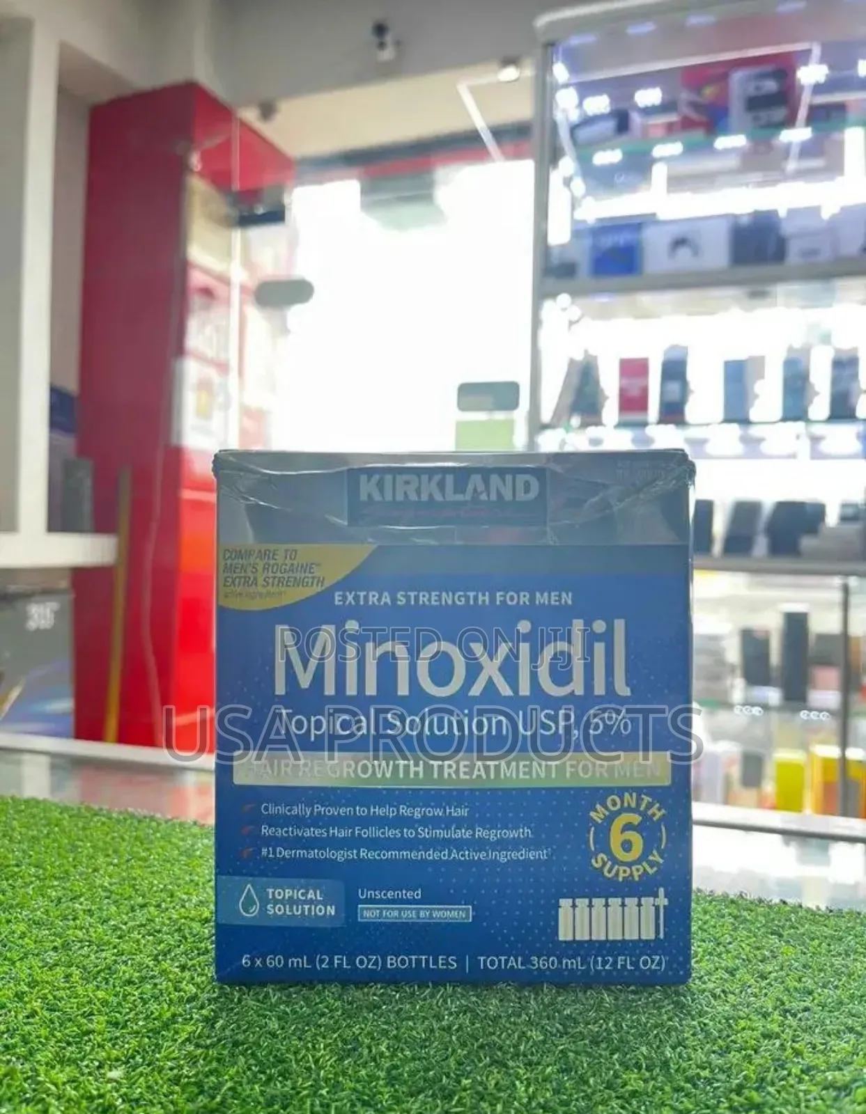 Minoxidil Kirkland Hairgrow Ogx Renewing + Argan Oil of Morocco