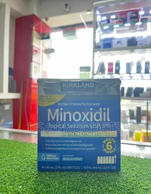 Minoxidil Kirkland Hairgrow Ogx Renewing + Argan Oil of Morocco
