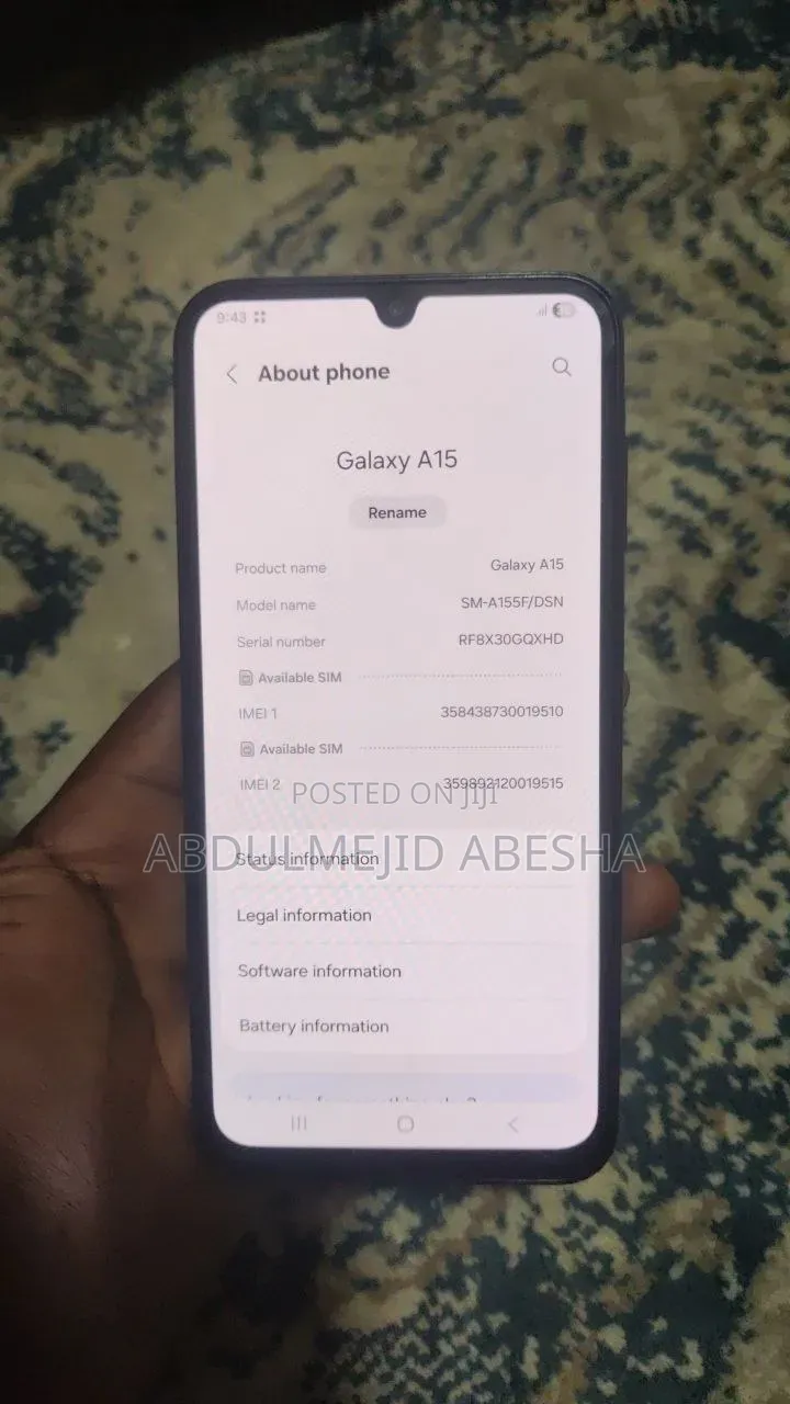 Samsung Galaxy A73 5G 128 GB Black