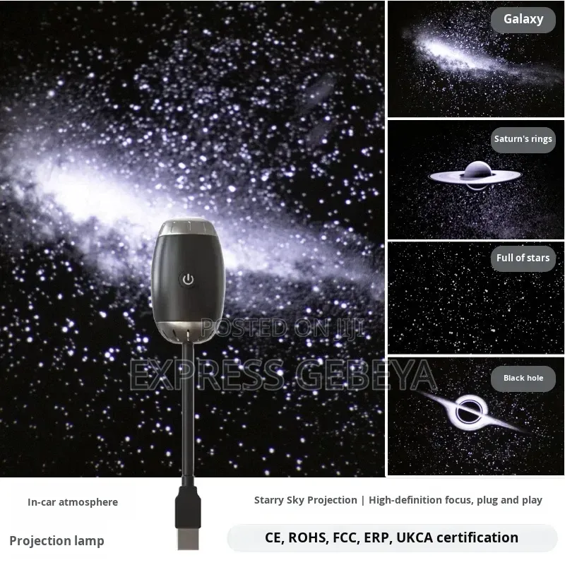 Usb Space Starry Sky Projector Light #Night Light