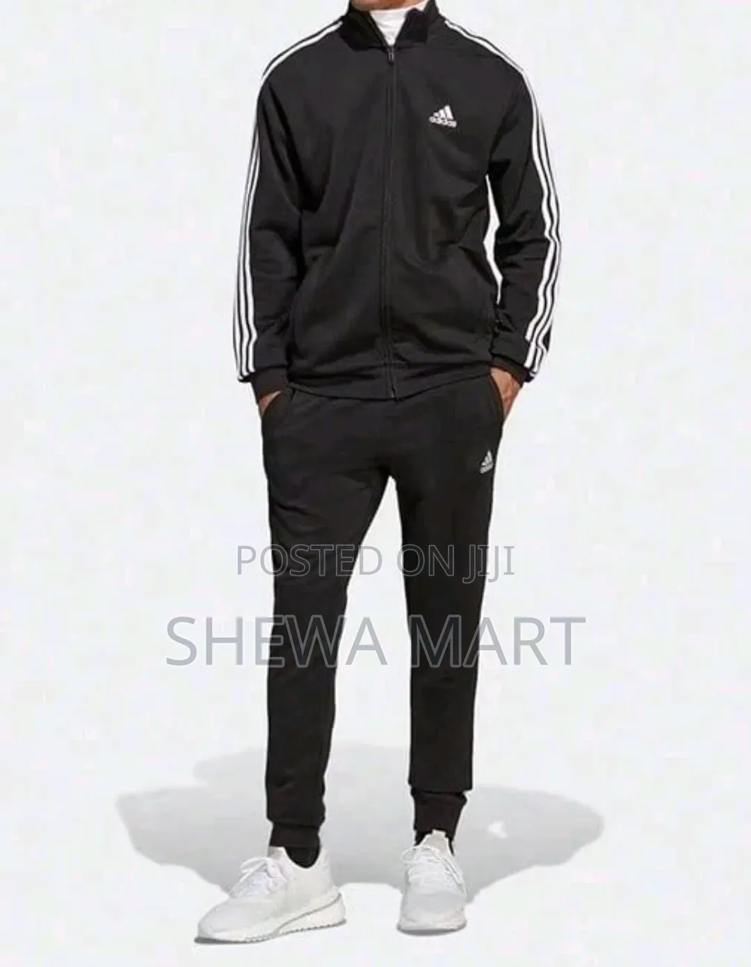 Adidas Originals Men's Comfortable Oversized Crew Neck Pullover