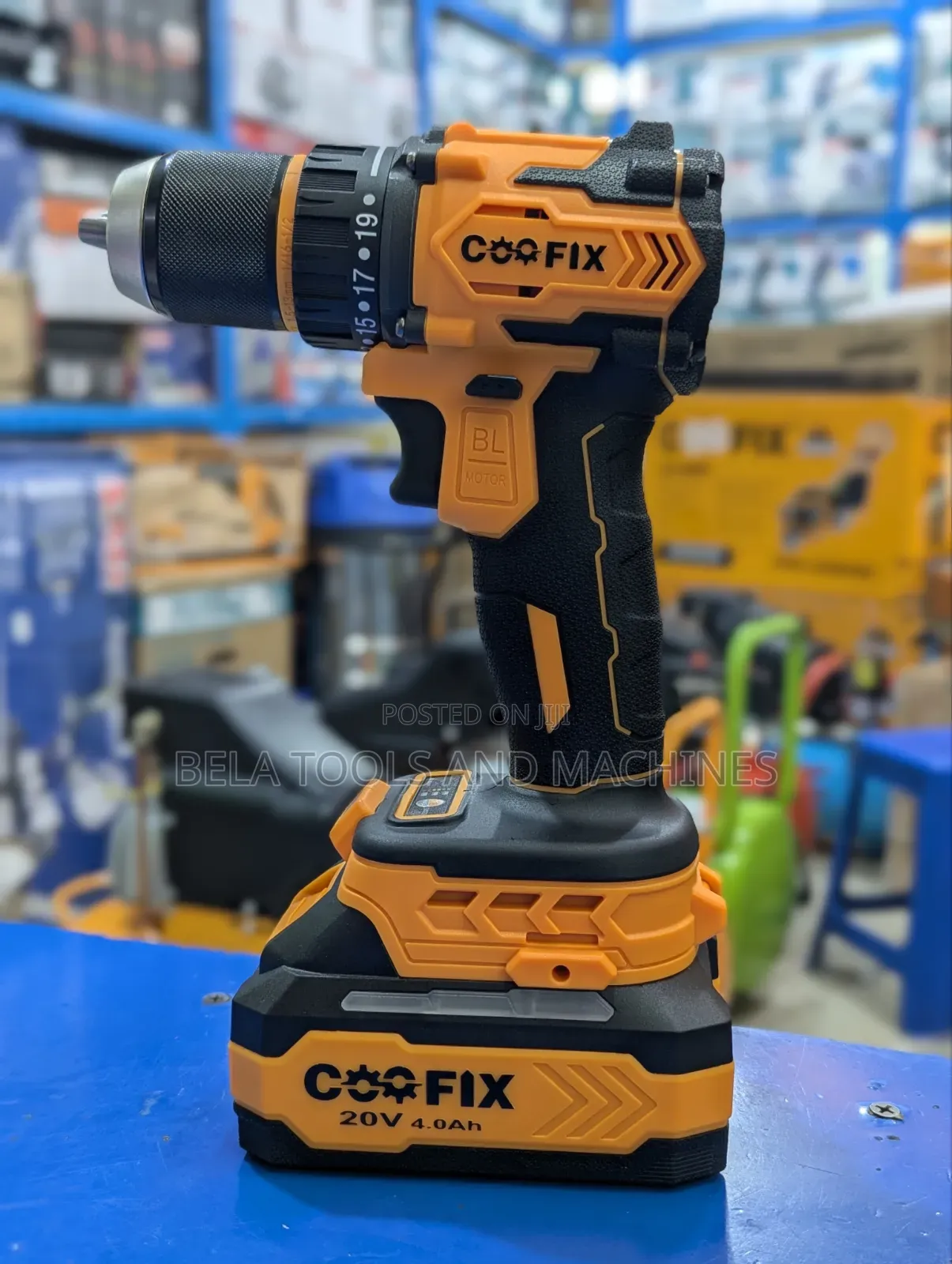 Coofix Chargeable Cordless Drill 20v 4ampir Battery 70n.M