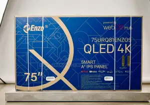 Enzo 75 Inch Tv Qled Smart Tv – Frameless Uhd Webos Smart