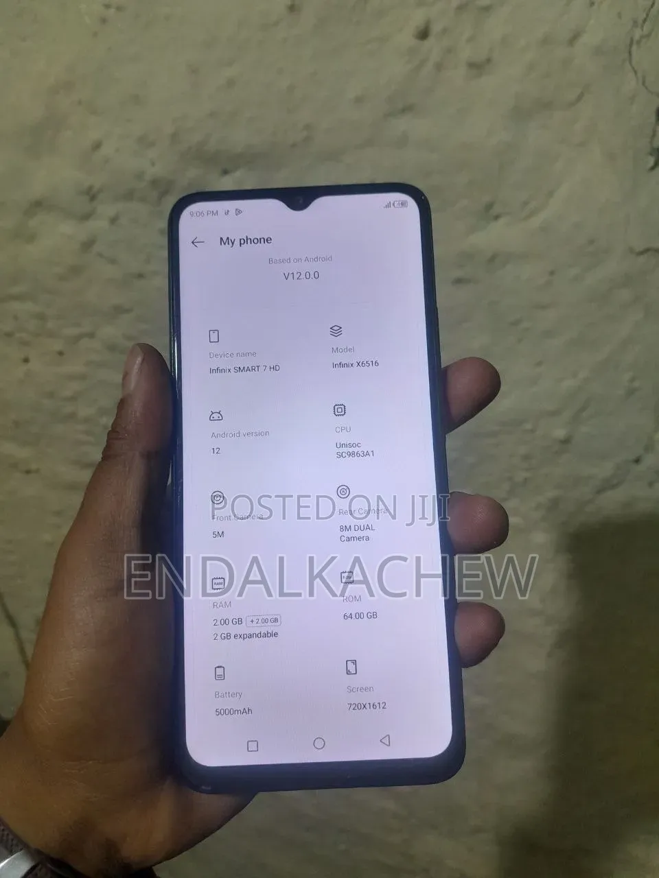 Infinix Smart 7 HD 64 GB Blue