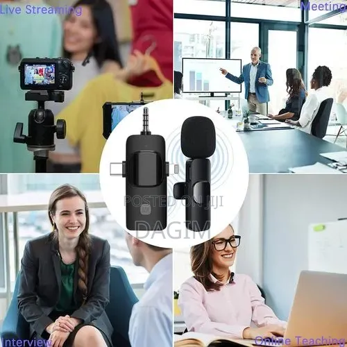 3 in 1 Double Mic Wireless Microphone