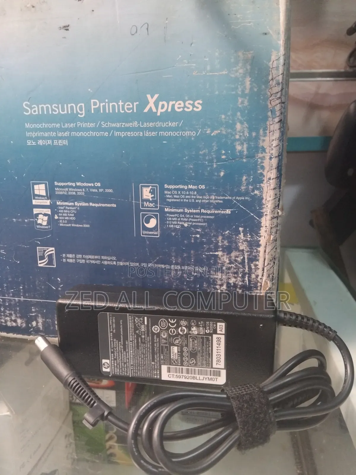 Hp Center Pin or Smart Pin Laptop Charger