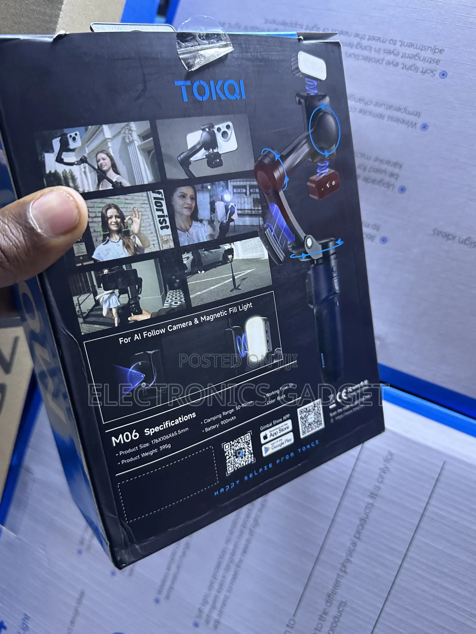 Toikqi M06 Ai 3-Axis Gimbal Stabilizer | Ai Tracking