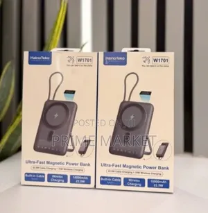 Hainoteko Wmah Power Bank | Magnetic Wireless Charging 22.5w