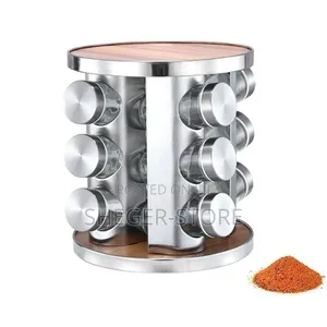 High Quality Design 12 Jar Rotating Spice Carousel