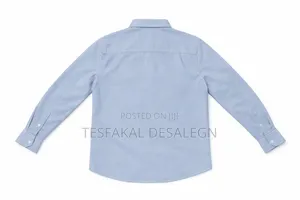 Men’S Light Blue Long‐Sleeve Shirt – Size Xl