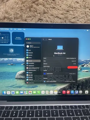 New Laptop Apple MacBook Air 2020 M1 8GB Apple M1 SSD 256GB