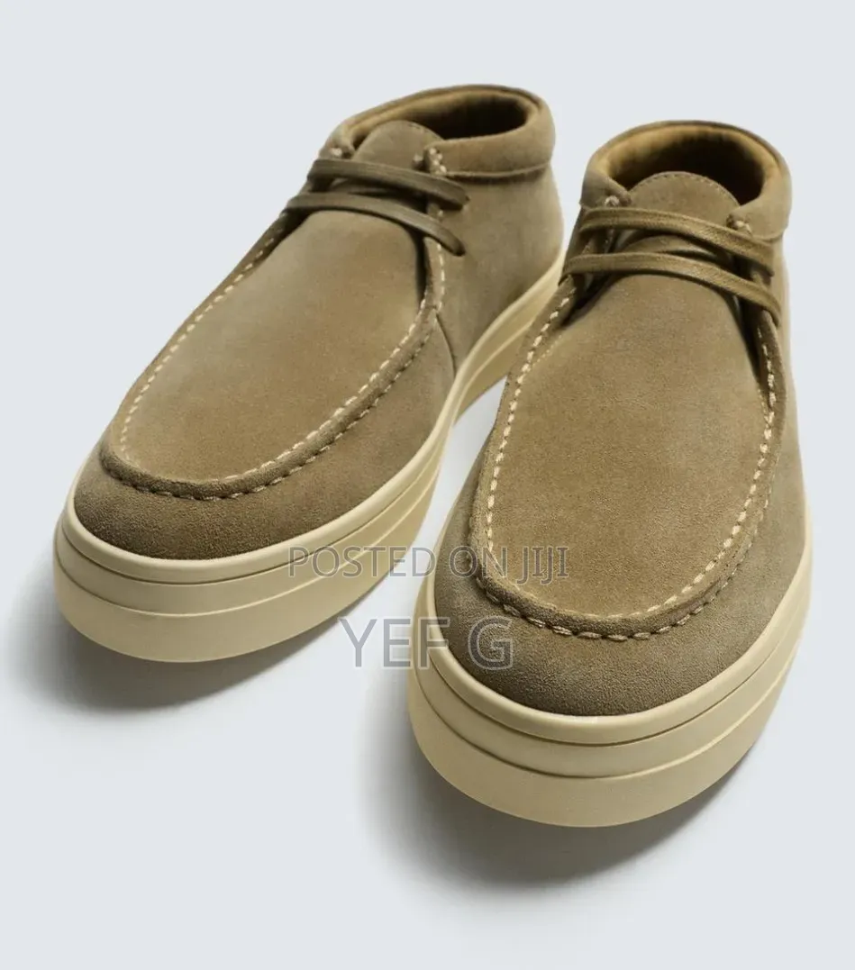 Suede Leather Ankle Boots
