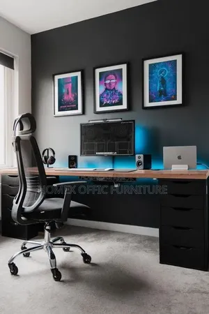 Office Managerial Black Chair