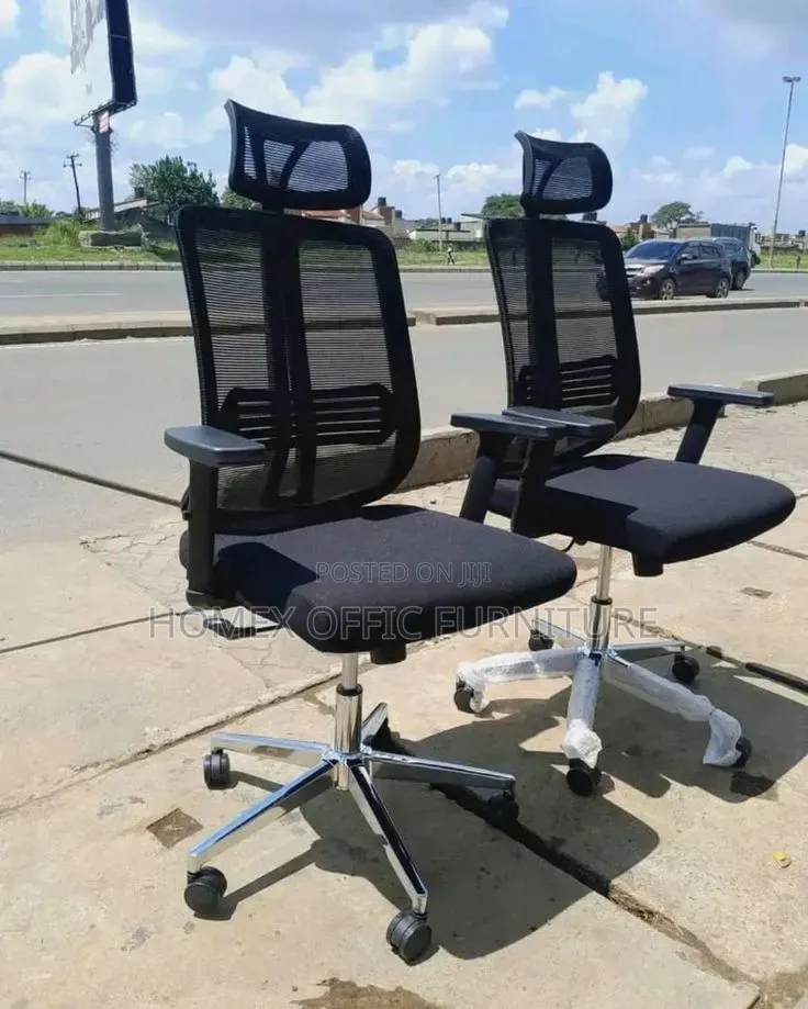 Office Managerial Black Chair