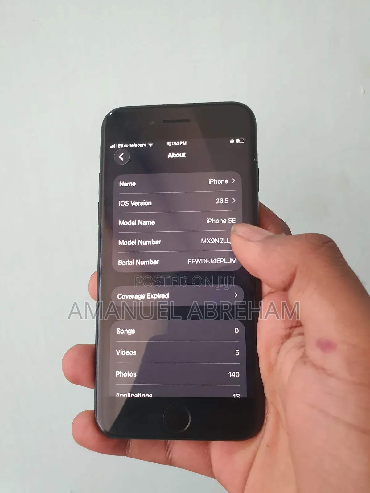 New Apple iPhone SE (2020) 64 GB Black