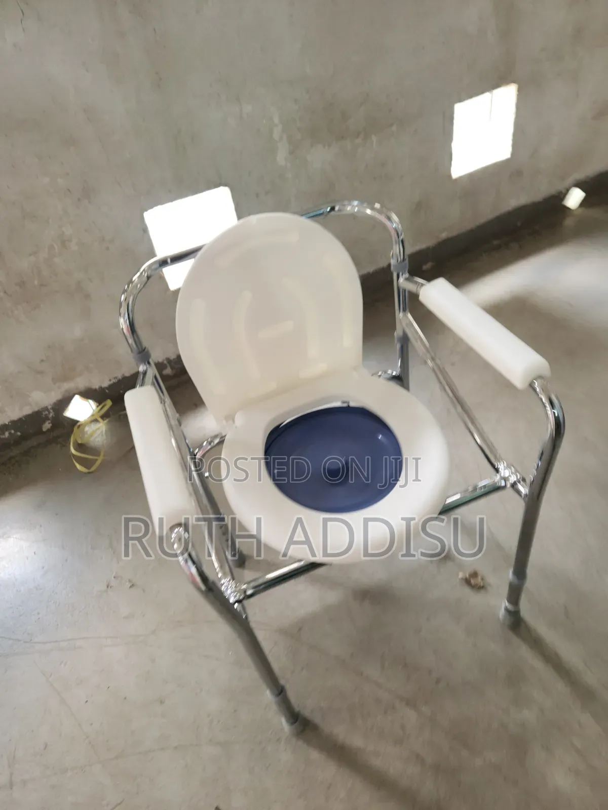 Supply Folding Elderly Care Commode Chair Shower Transfer Chair Popo