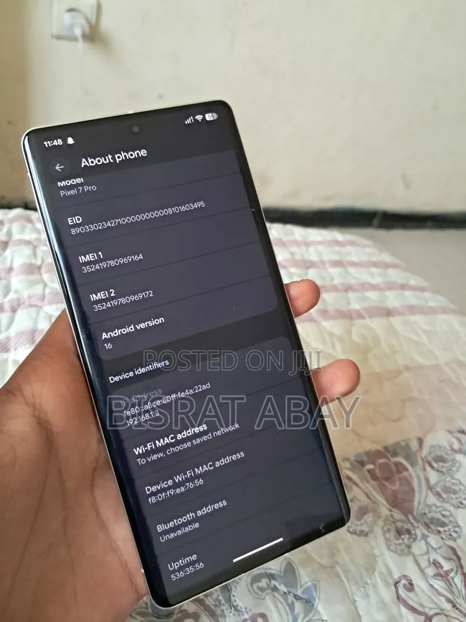Google Pixel 7 Pro 128 GB White