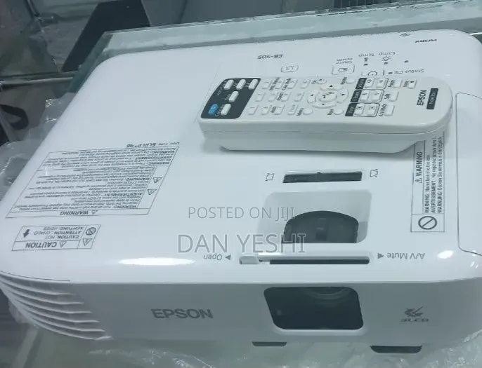 Epson Projector With Remote 
Model Name: Eb-S05
Hard