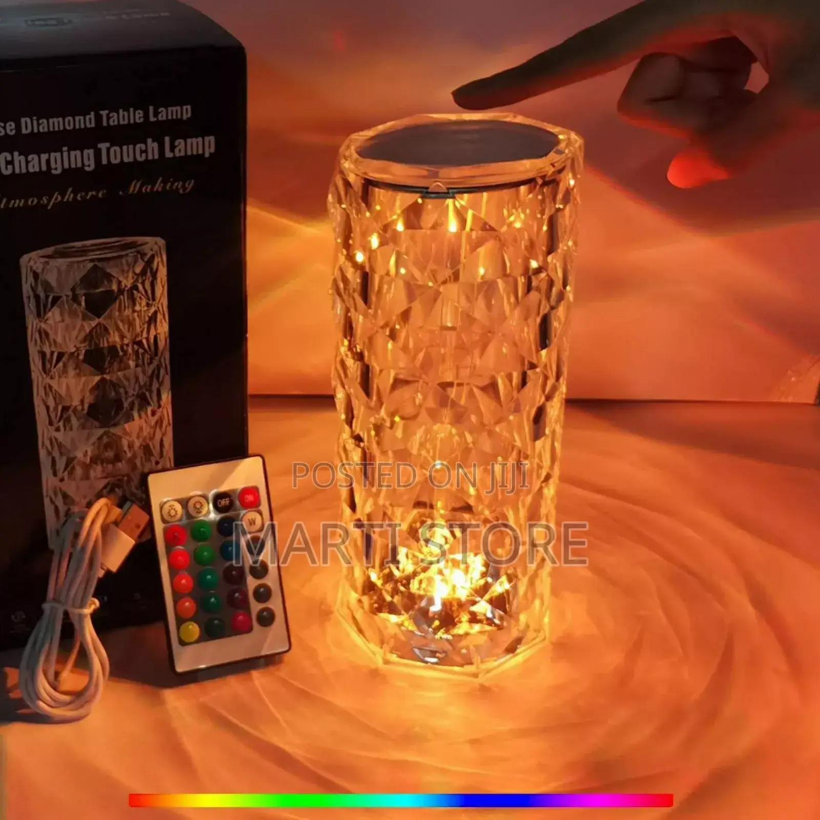 Led Crystal Diamond Table Lamp