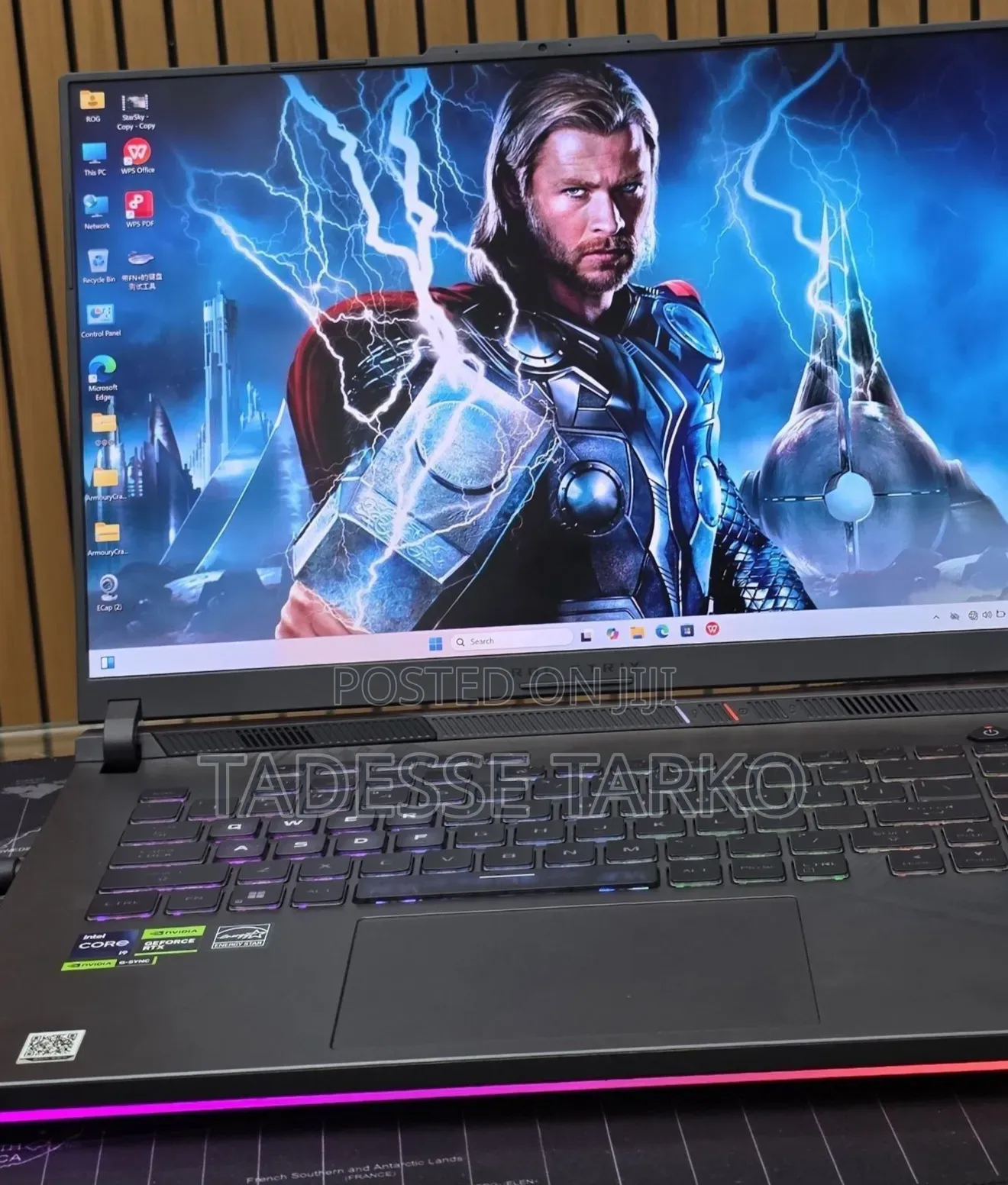 New Laptop Asus ROG Strix G16 G614 16GB Intel Core i9 SSD 1T