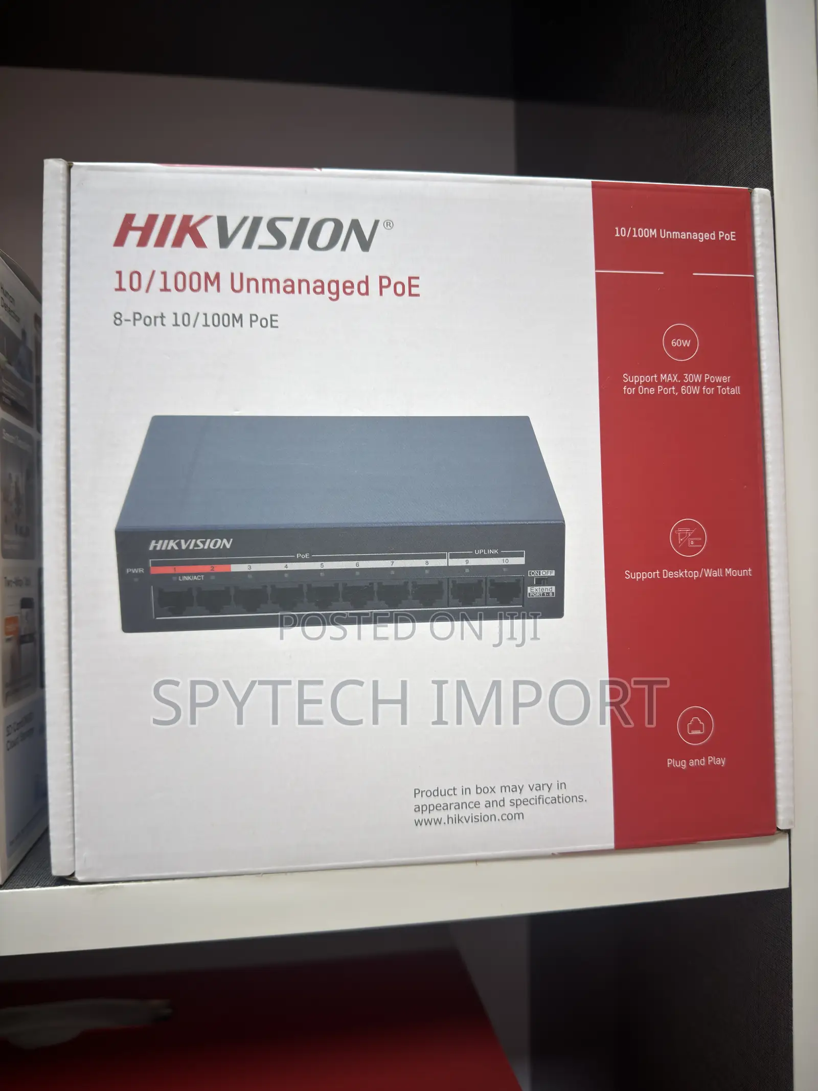 Hikvision 8 Port Poe Switch