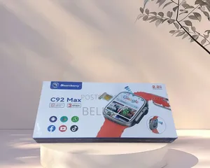 C92 Max Smart Watch: Crystal Clear Display, Premium Feel