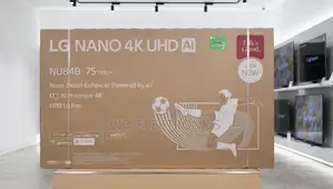 Lg Tv 75 Inch Nano Uhd Ai Smart Tv (Nu84b Series) Original Lg Tv