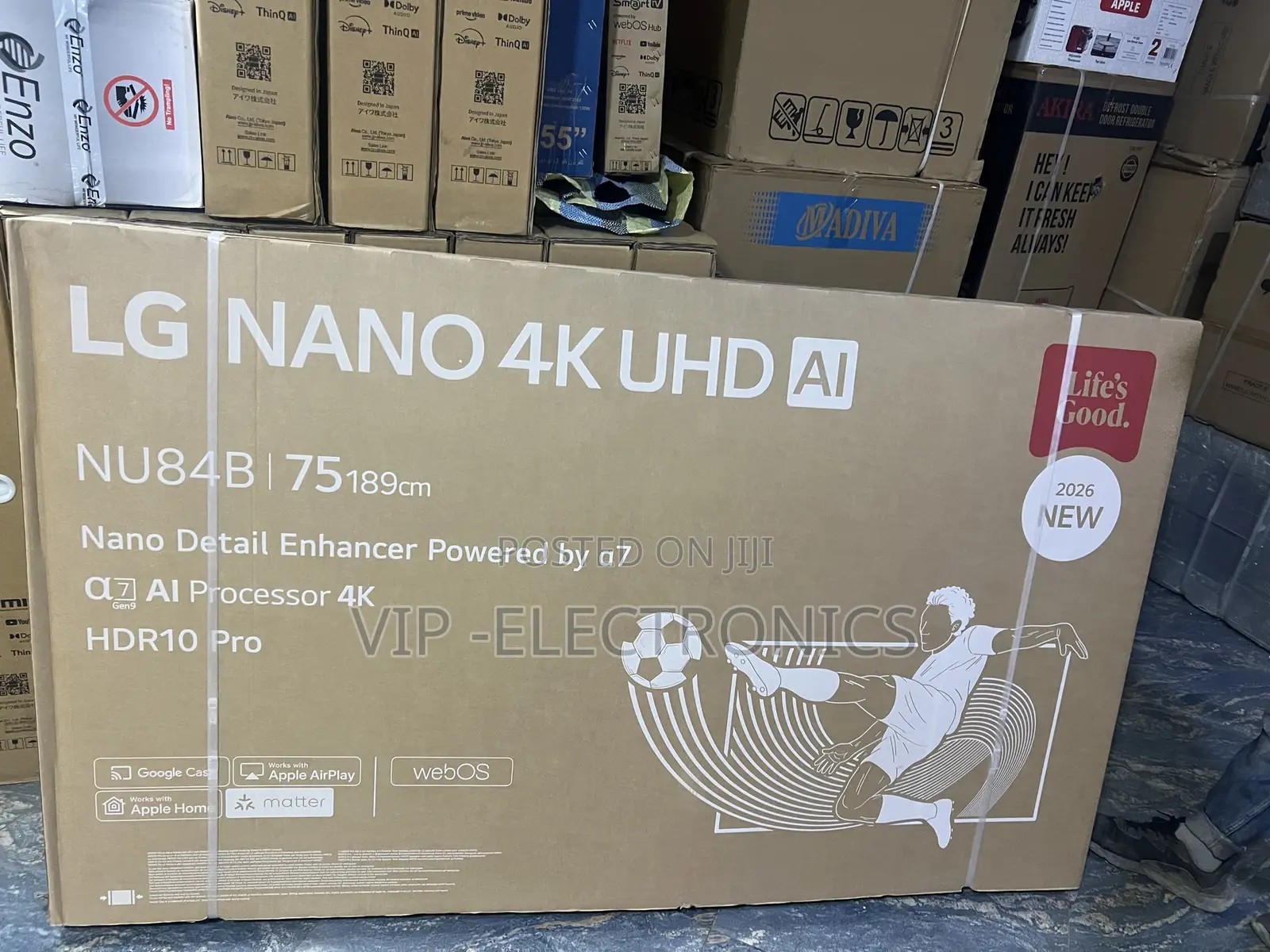 Lg 75 Inch Tv Uhd Ai Smart Nano Tv (Nu84b Series) – 2026 New Model