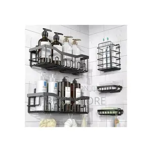 5pcs Stainless Steel Storage Rack | Organizer ዘመናዊ መደርደሪያ