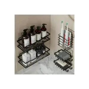 5pcs Stainless Steel Storage Rack | Organizer ዘመናዊ መደርደሪያ