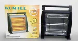 Kumtel Room Heater 1000w Quartz Electric Heater –3 Tube Made in Turkey