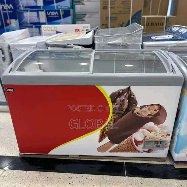 Display Deep Ic Cream Freezer