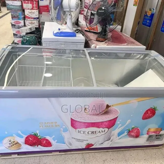 Display Deep Ic Cream Freezer