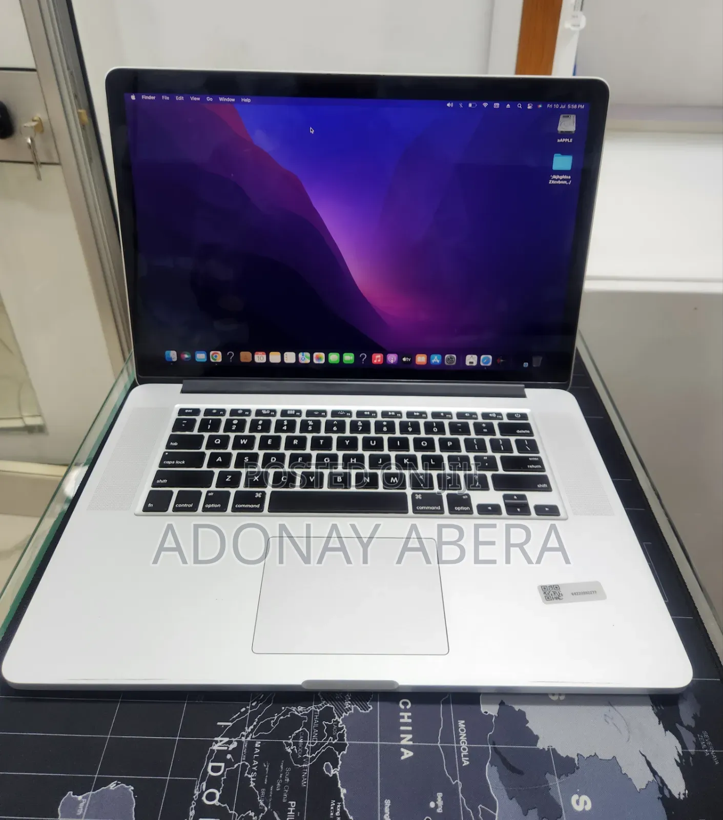 New Laptop Apple MacBook 16GB Intel Core i7 SSD 256GB