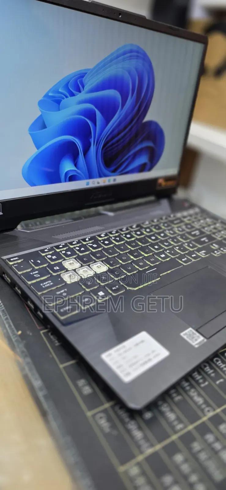 New Laptop Asus TUF Gaming A15 16GB AMD Ryzen 9 SSD 512GB