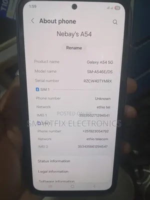 Samsung Galaxy A54 5G 128 GB Black