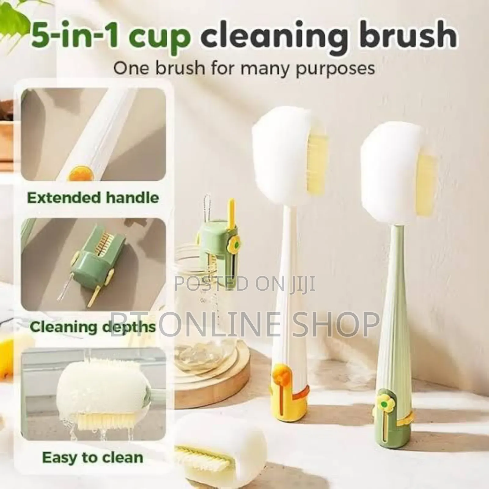 Multifunctional 5in1 Cup Brush