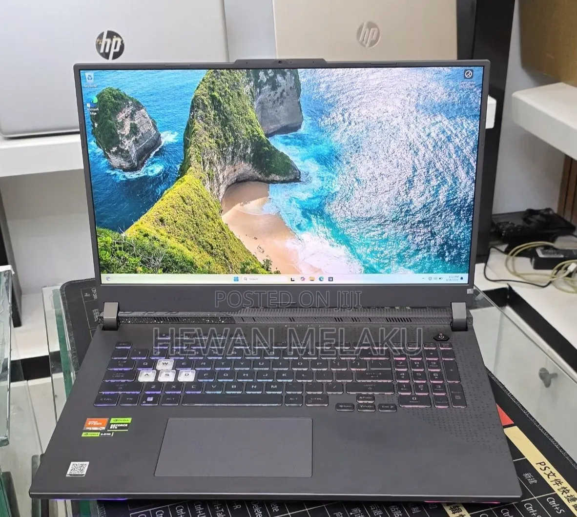 New Laptop Asus ROG Strix G17 16GB AMD Ryzen 9 SSD 1T