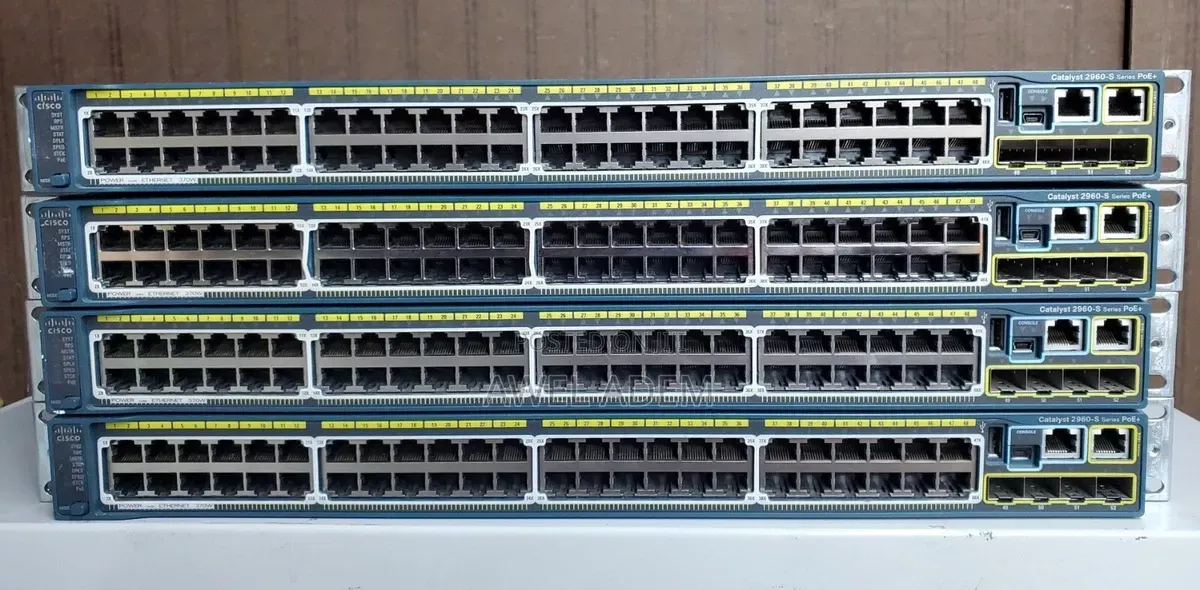 Cisco Ws-C2960s-48fps-L 48-Port Gigabit Poe+ 4x SFP Managed Switches