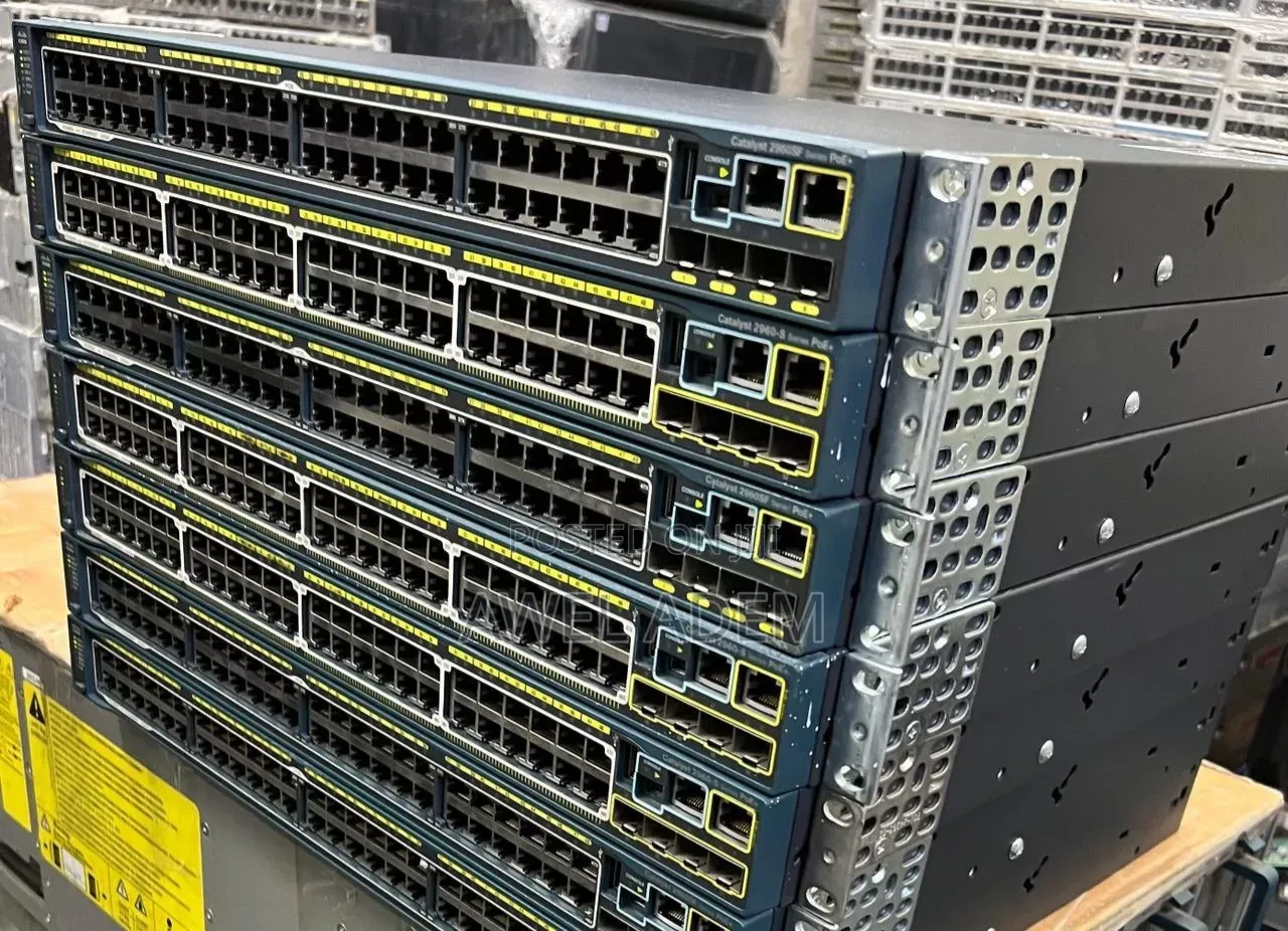 Cisco Ws-C2960s-48fps-L 48-Port Gigabit Poe+ 4x SFP Managed Switches