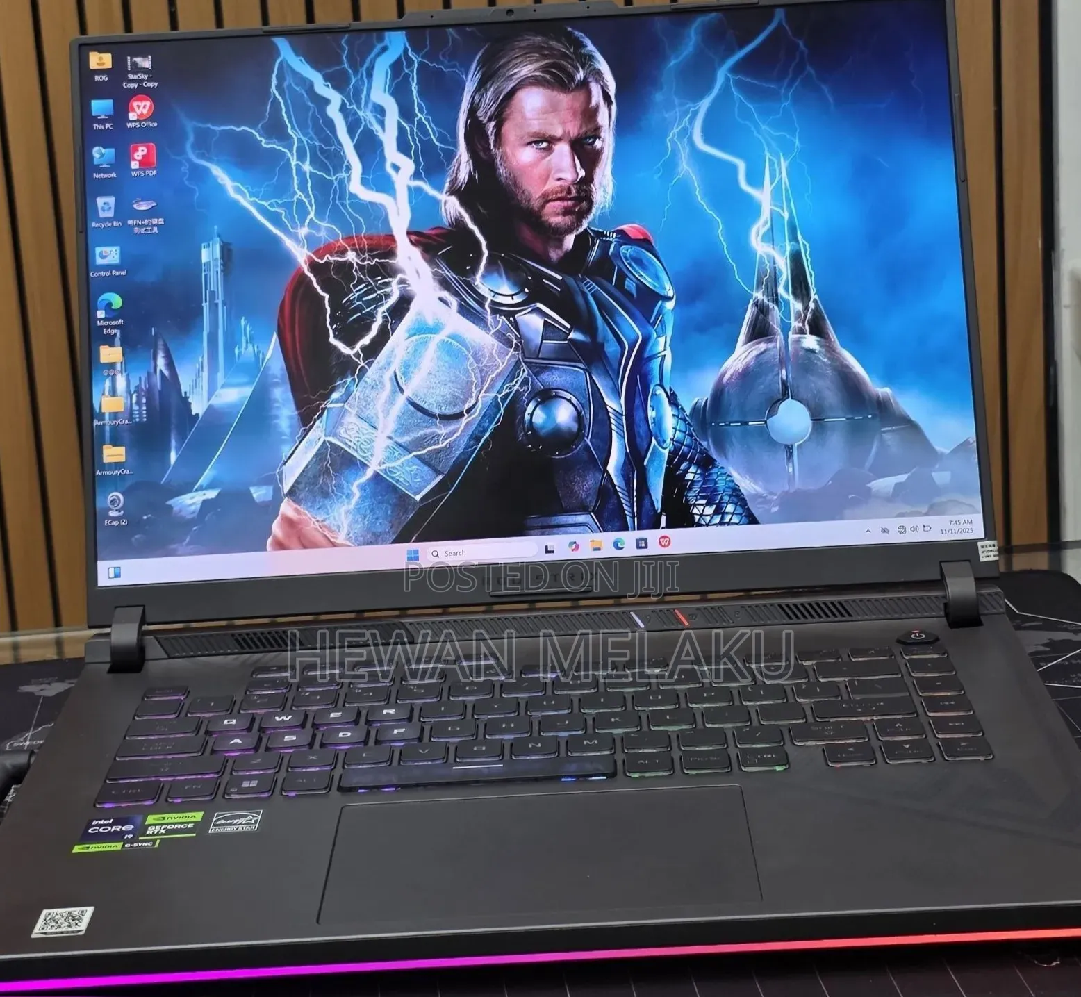 New Laptop Asus ROG Strix G16 G614 16GB Intel Core i9 SSD 1T