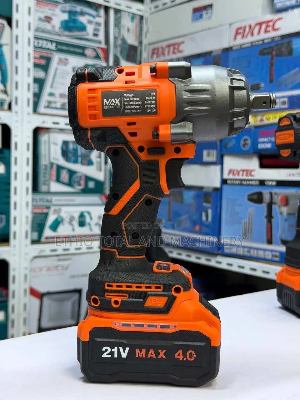 Finder 850 Nm Impact Wrench 21 Volt