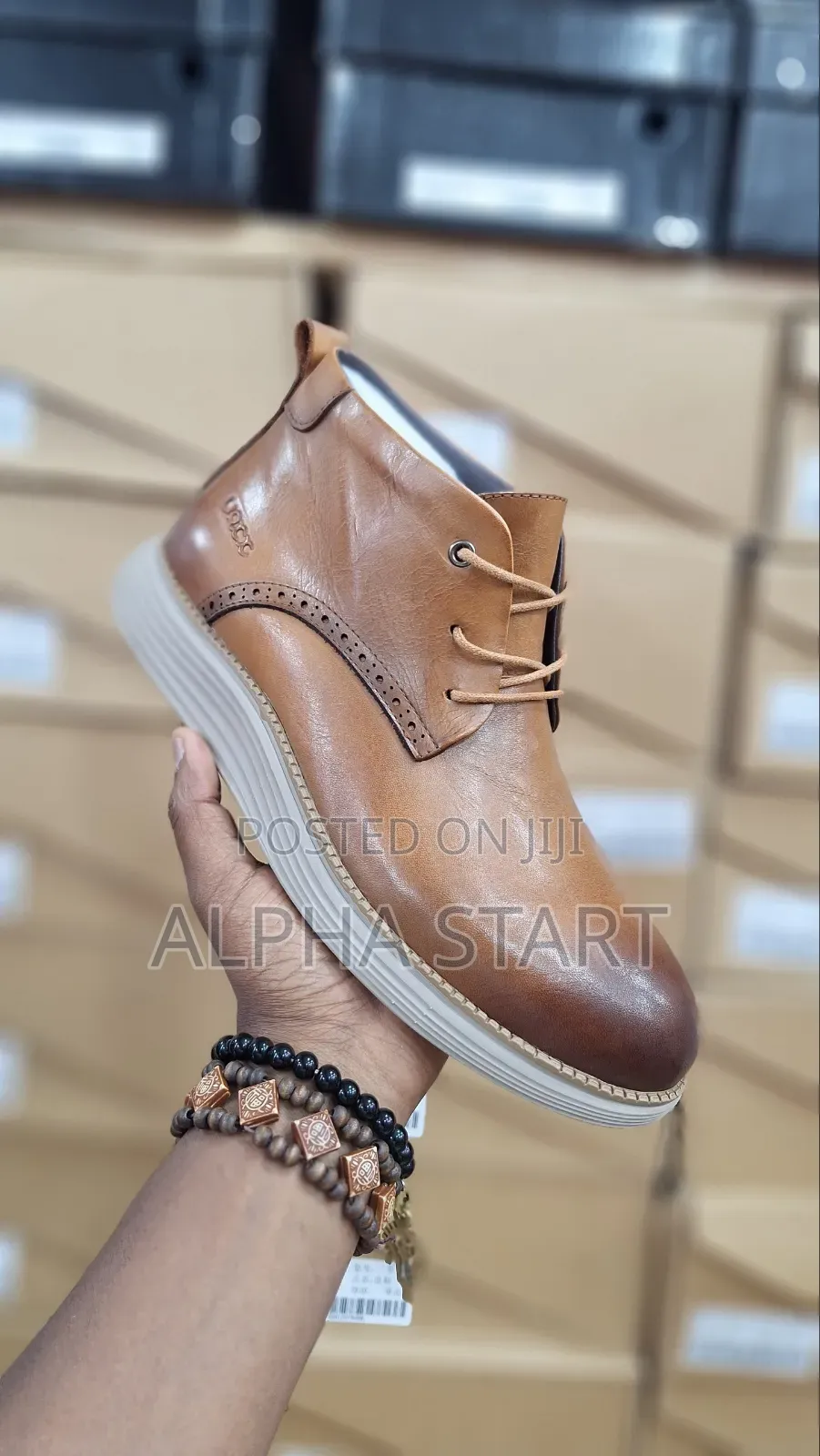 New Arrival አዲስ የገቡ Edco Summer Boots High Master Quality Shoes