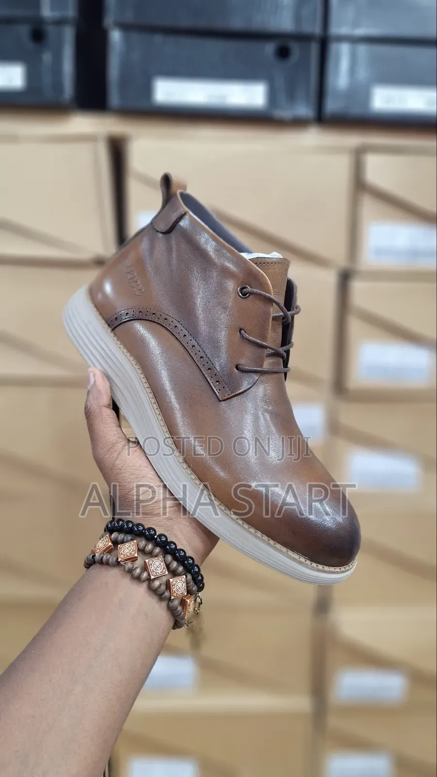 New Arrival አዲስ የገቡ Edco Summer Boots High Master Quality Shoes